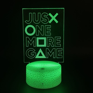 Just one more game 3D lampe